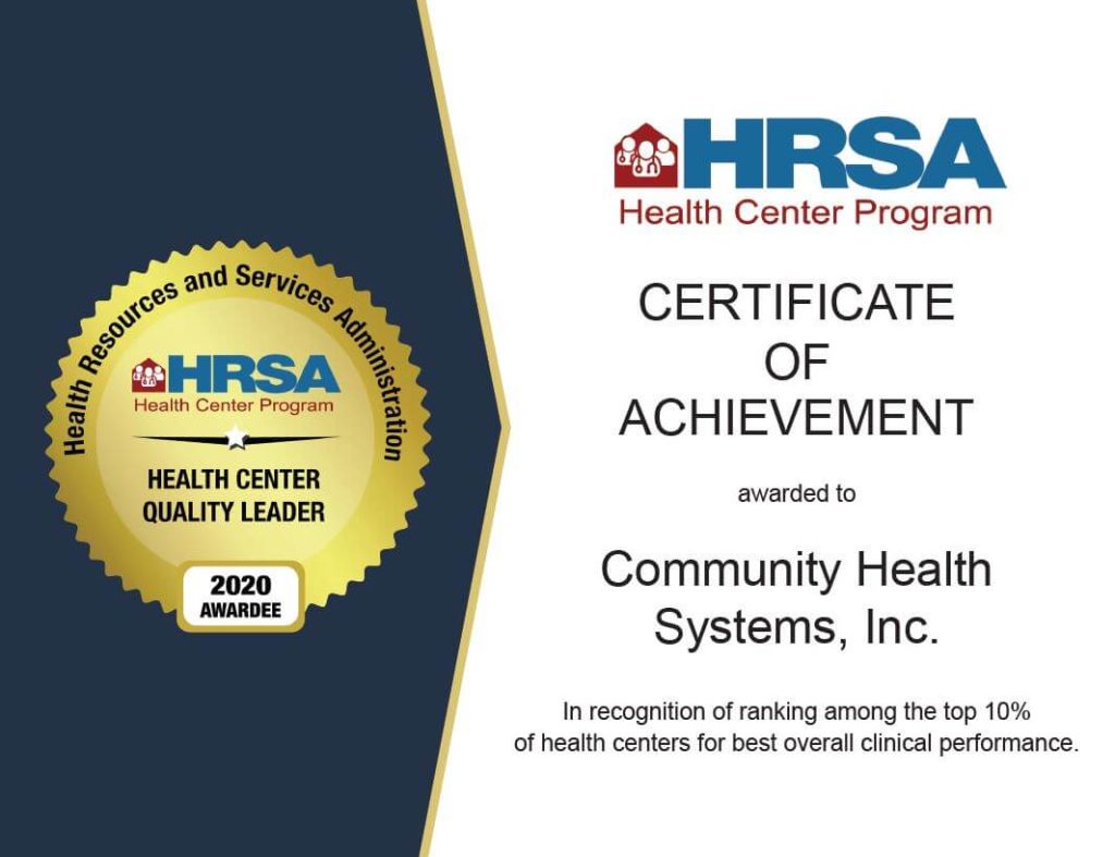 HRSA Quality Award